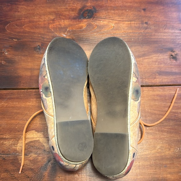 Icon Pumpkin Poppies Canvas Espadrille Sneakers Size 8.5 - Picture 6 of 8